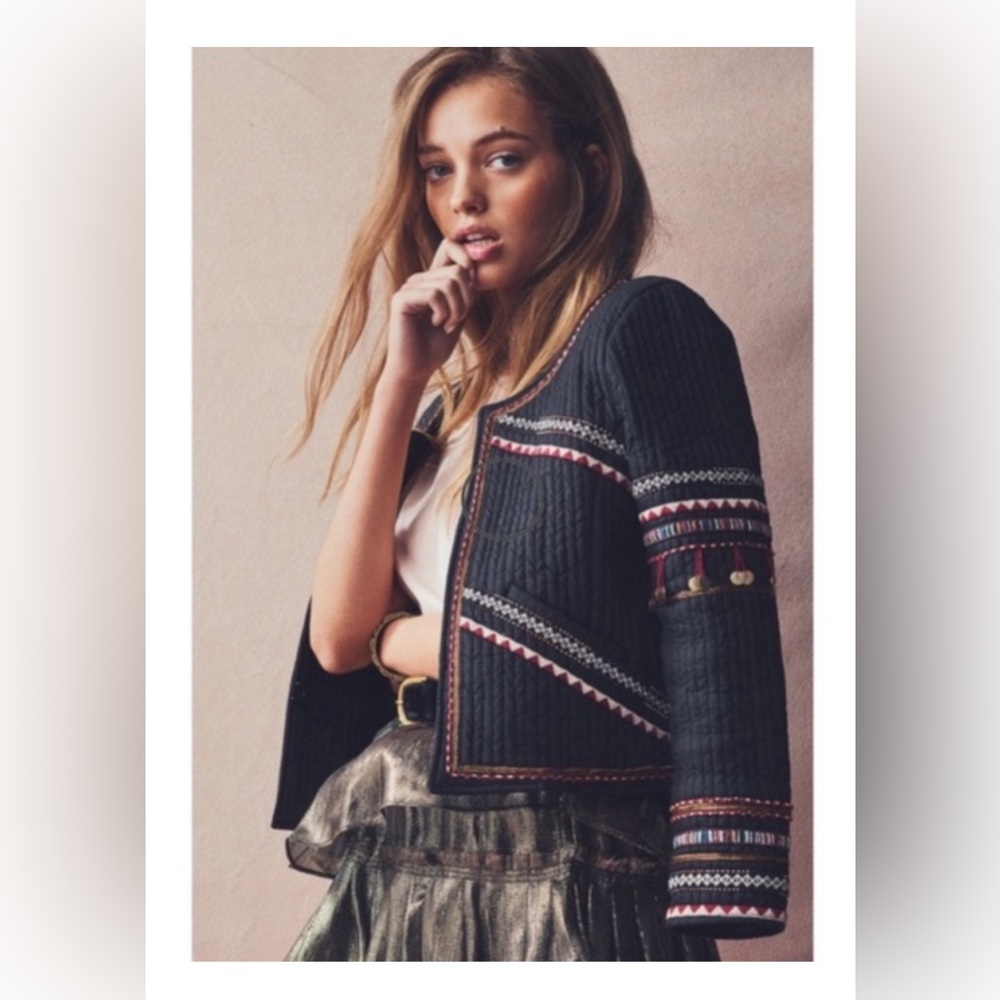 Love shack fancy quilted Naya jacket